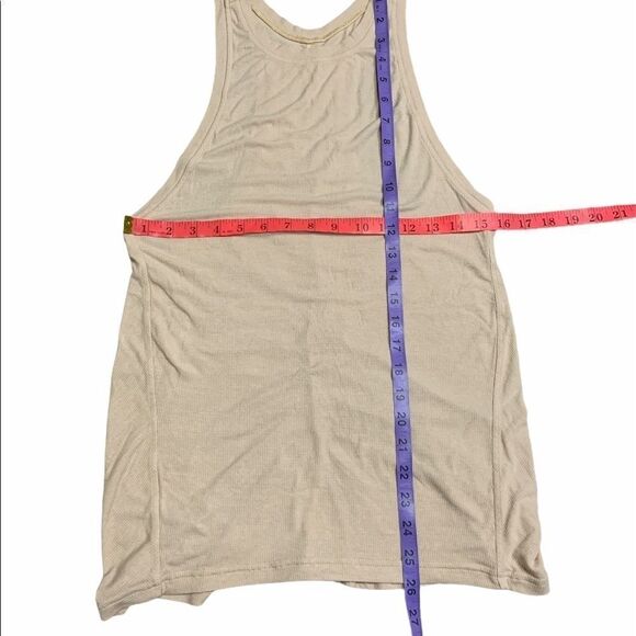 𝅺2/$50 Lululemon Ribbed Racerback Tank Ruched Back - Picture 6 of 6